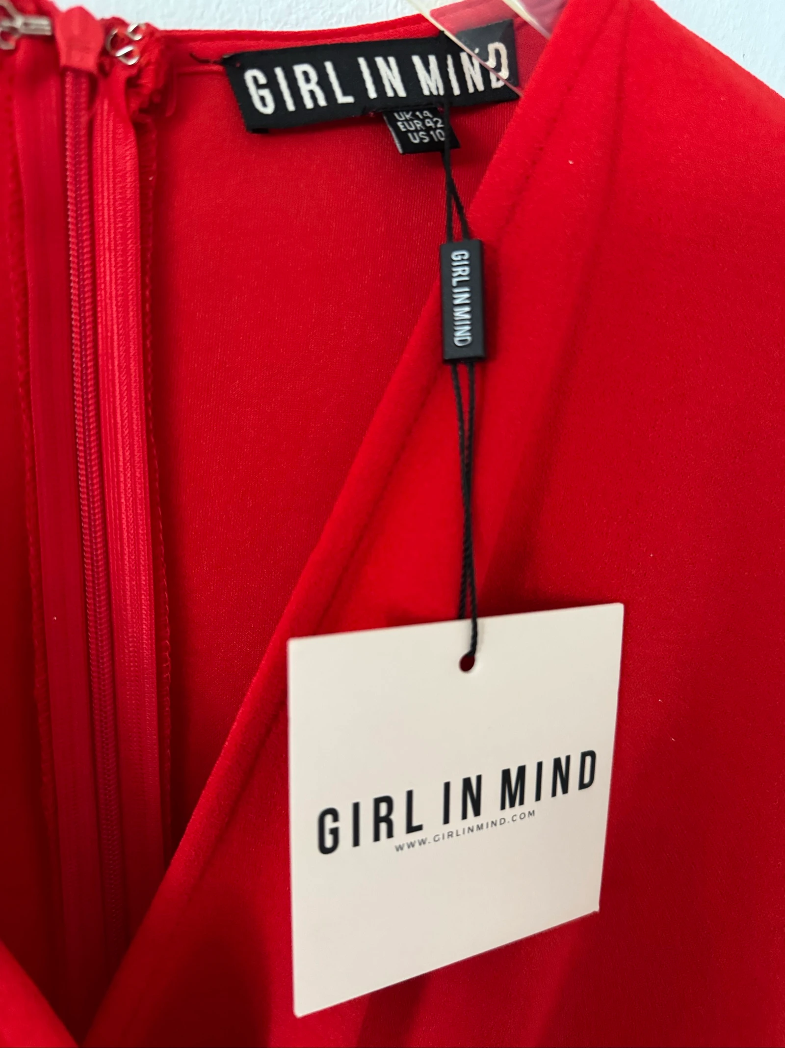 Girl In Mind rode jumpsuit nieuw met labels maat 42 – photo 7
